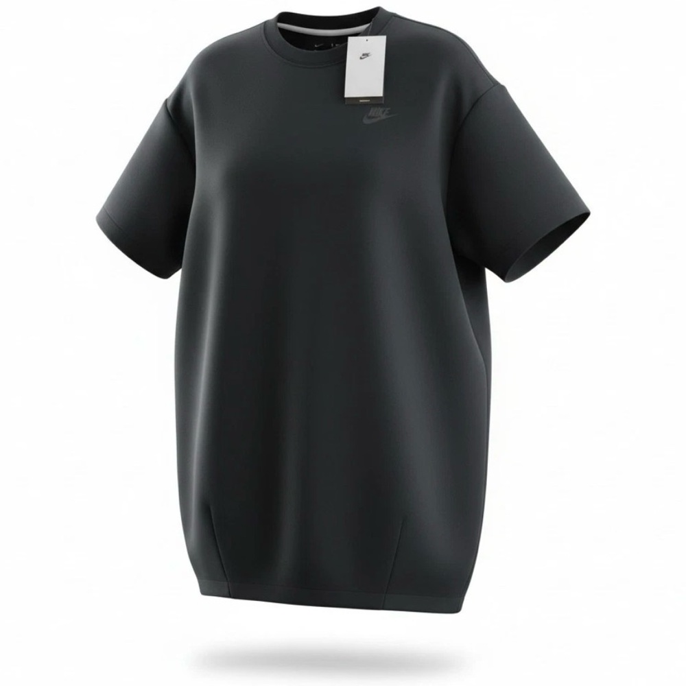 Nike Sportswear Tech Fleece Oversized Dress Black Size S NWT